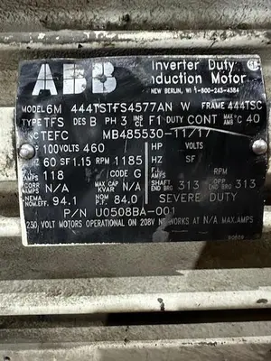 USED ABB SQUIRREL CAGE