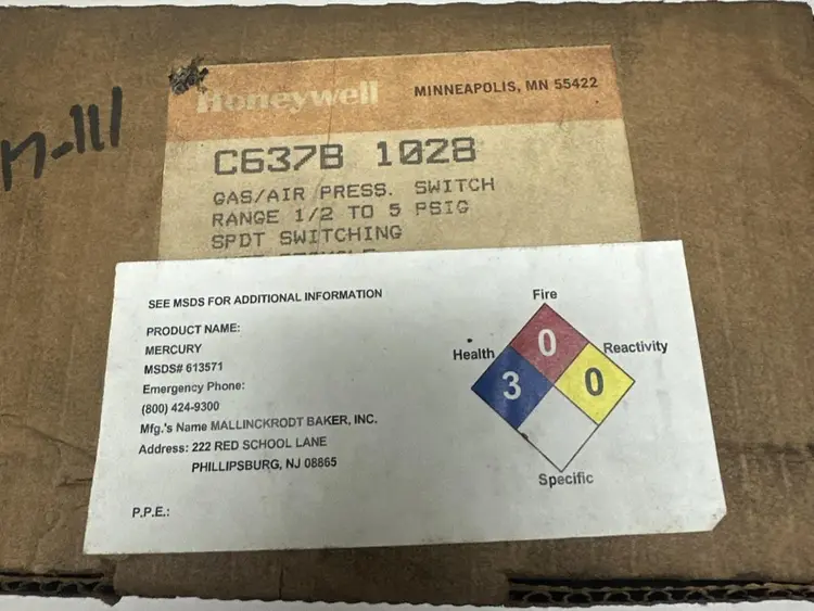 New | in-Stock HONEYWELL C637B-1028 Miscellaneous Equipment (Electrical & Power) | Surplus Asset Holdings #1197697