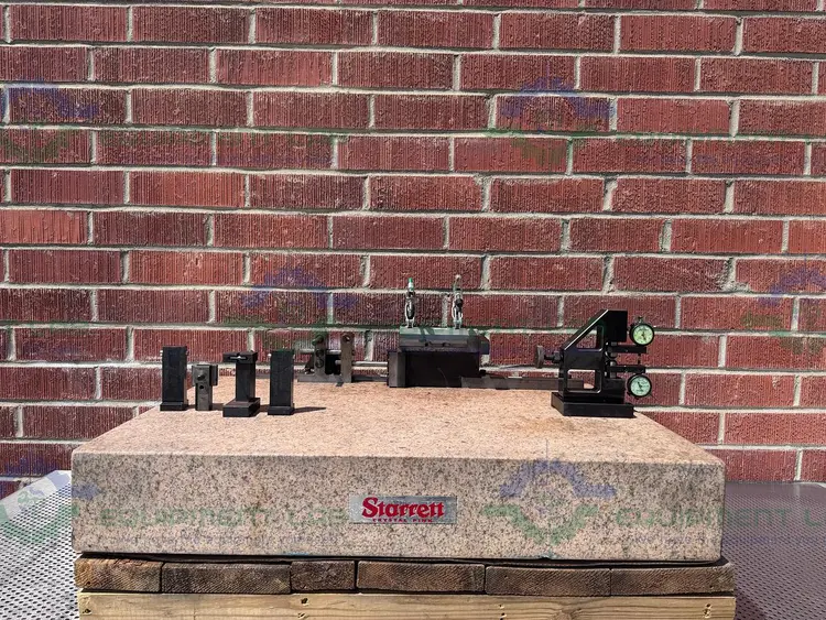 Used STARRETT GRADE B TOOLROOM GRANITE 24"X36"X6" W/ COMPRESSION TESTER, METEOROLOGY Test Equipment - Other | Equipment Lab #486720