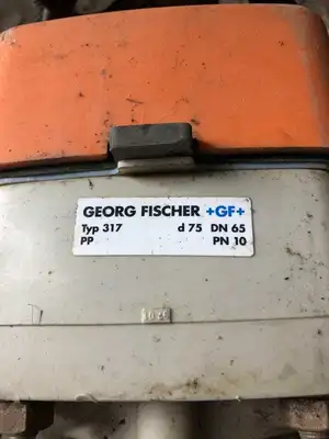 +GF+ Georg Fischer Type 317 Manual Polypropylene 2-1/2″ Diaphragm Valve DN65
