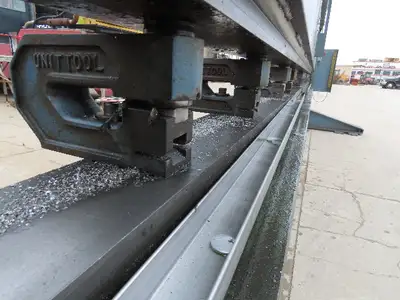 15 Ton 20' Hydraulic Press Brake Punch C-Frame 11-Hole Steel Hole Punch
