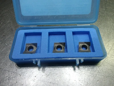 Sharp-Master PCD Tipped R590 Carbide Insert QTY3 R590-110504H-NL SM-820 (LOC1812A)