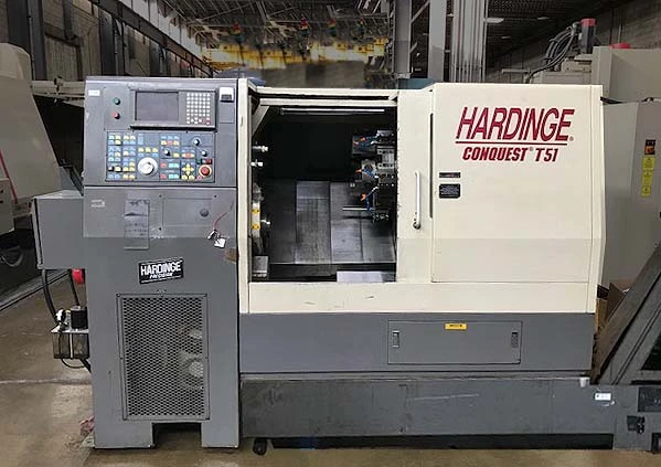 Used 1996 Hardinge CONQUEST T-51 BIG BORE Lathes, CNC K15299