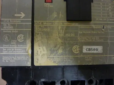 USED SIEMENS ED63A005