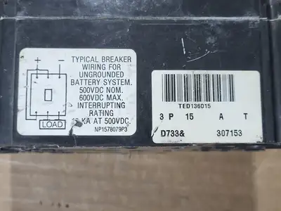 Used GENERAL ELECTRIC TED136015 Switchgears British Columbia CA | Lenmark #409218