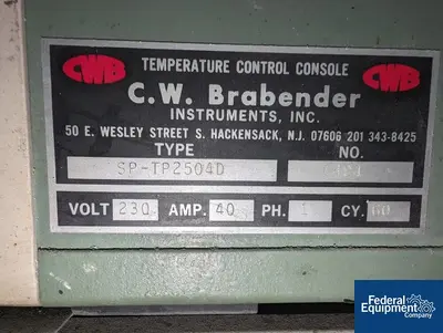 USED Brabender Technologie Brabender Plasticorder, Model REE6
