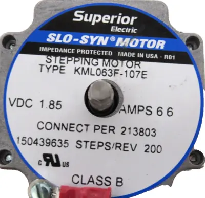 NEW SUPERIOR ELECTRIC KML063F-107E STEPPING MOTOR KML063F107E