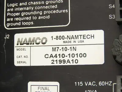 Namco M7-10-1N Mark VII Programmable Limit Switch Dust-Proof Steel Enclosure
