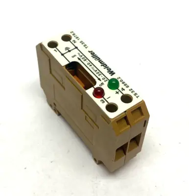 USED WEIDMÜLLER TERMINAL RELAY BLOCK