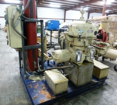 Westfalia OTA 14-00-066 biodiesel purifier skid, SS.