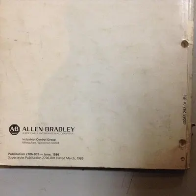 USED ALLEN BRADLEY 2706-801