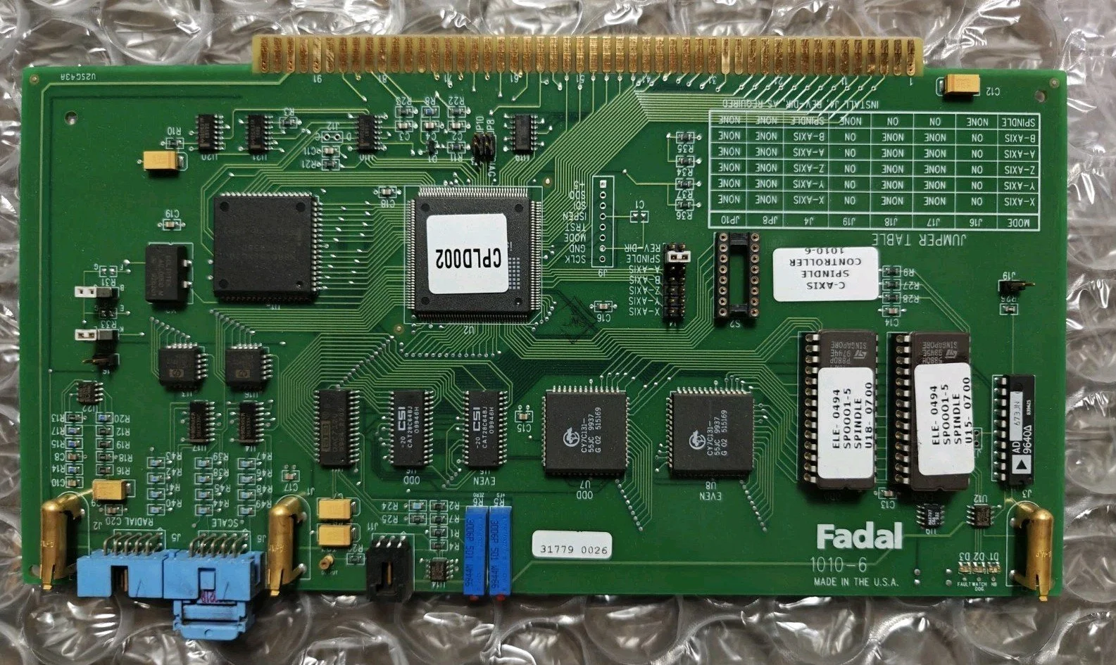 Fadal 1010-6 C-Axis Control Circuit Board