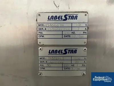 USED Labelstar Labelstar Wrap Around Labeler, Model LS4000DX