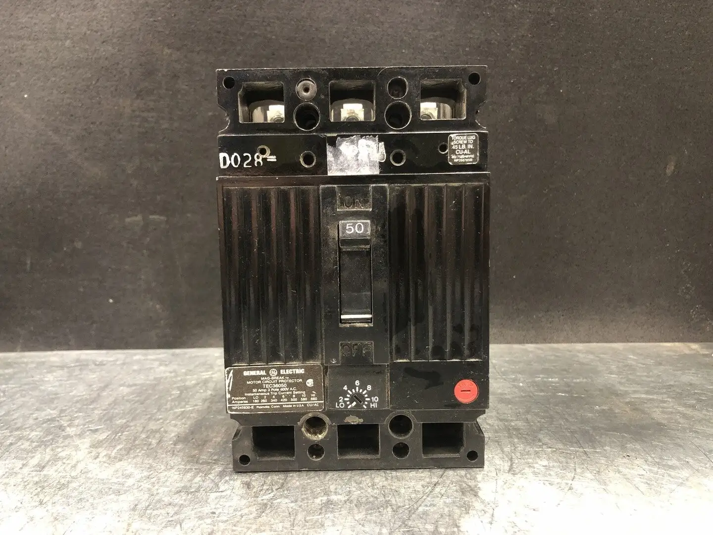 USED GENERAL ELECTRIC TEC36050