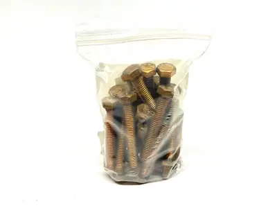 3/8"-16 UNC x 2-1/2" | Hex Head Machine Bolt Bronze Silicon  LOT OF 25 - New