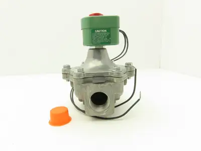 Asco Redhat 8215B50VM Solenoid Valve 2 Way Vacuum 10-3 NC 110/120VAC 1"NPT