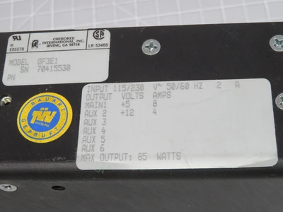 Used CHEROKEE INTERNATIONAL _UNKNOWN_ AC/DC Power Supplies | OCO Industrial #1658490