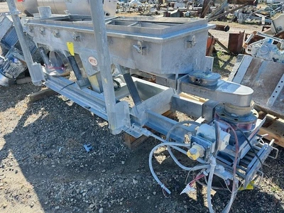 12' Long x 20" Wide Witte Fluid Bed Dryer/Classifier