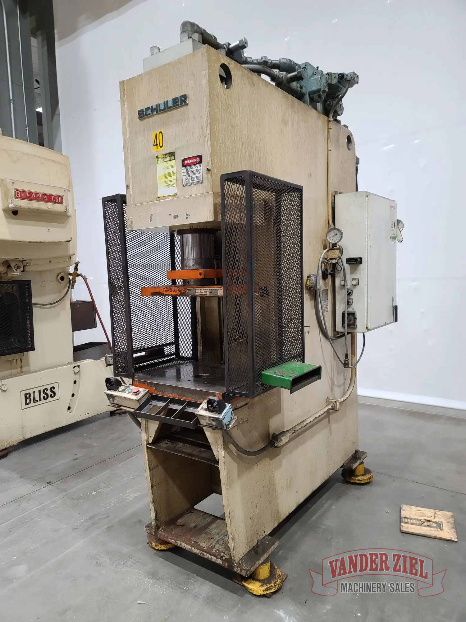 Used SCHULER _UNKNOWN_ C-Frame Presses Michigan US | Vander Ziel Machinery Sales #483353