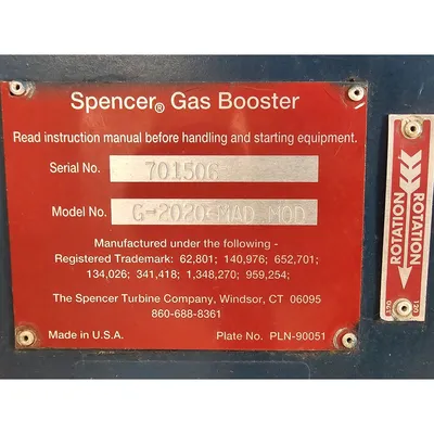 NEW SPENCER TURBINE COMPANY G-2020-MAD/MOD
