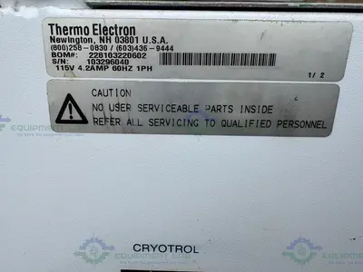 USED THERMO ELECTRON NESLAB CC-65 IMMERSION CHILLER -20°C TO -90°C, 115V