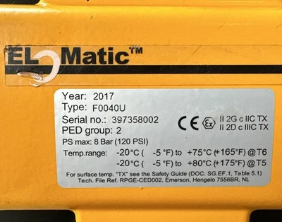 NEW EL-O-MATIC F0040U
