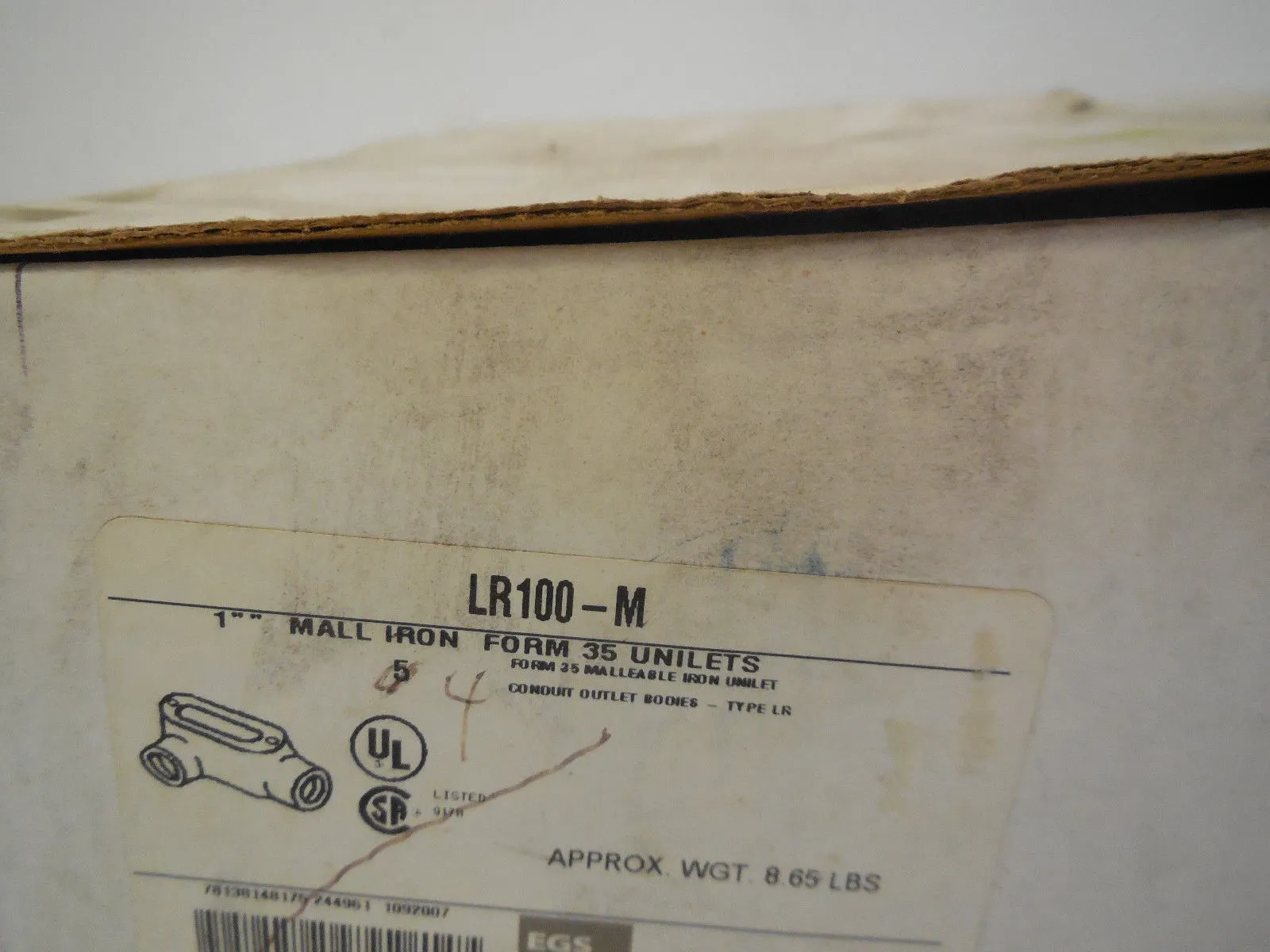 4 NEW LR100-M MALL IRON UNILETS LR100M