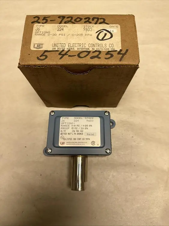 Used UNITED ELECTRIC CONTROLS J6-224 Miscellaneous Equipment (Electrical & Power) Ohio US | Surplus Asset Holdings #1210286