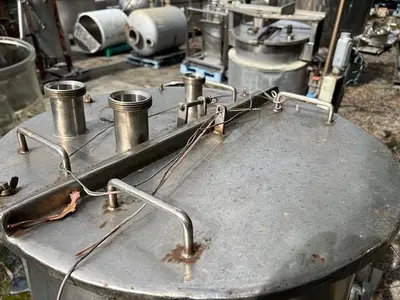 Mixer, Cheese, 5 CF, 316 Stainless Steel, Kraft, Pear Shaped, Agitated #S527450