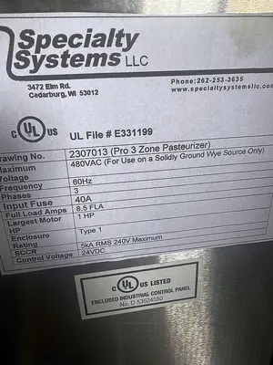 USED 2022 PRO ENGINEERING MODULAR PASTEURIZER