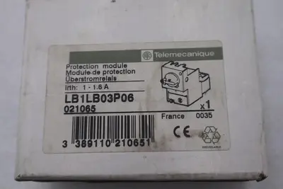 TELEMECANIQUE LB1-LB03P06 / lb1lb03p06 1-1.6A NEW STOCK K-3622