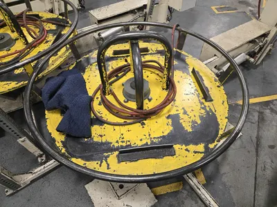 RMG 6450V-60-F Powered Uncoiler for Heading Machine