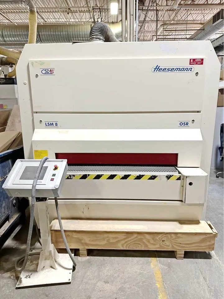 Used 2005 HEESEMANN LSM 8 Wide Belt Sanders Ontario CA | CNCsurplus #1327973