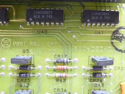 Westinghouse / Schindler 5206D30 H01 CRT Elevator Control Card 999C981H22 Used