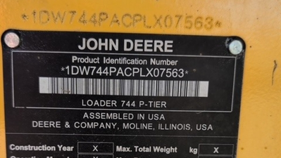 Used 2024 John Deere 744L Wheel Loaders Colorado US | Rubbl #1171453