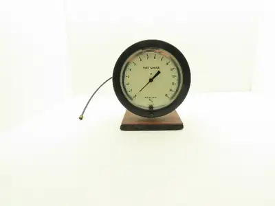 Ashcroft Air Pressure Test Gauge 15 psi 8" Adjustable Offset 0.05 psi Subdiv