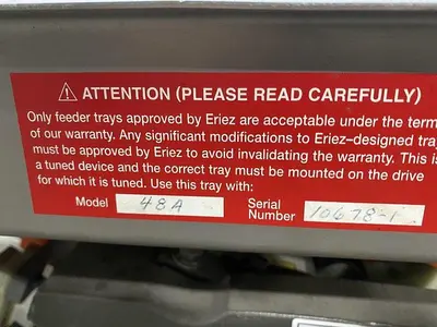 USED 2013 ERIEZ MAGNETICS 48A STYLE W