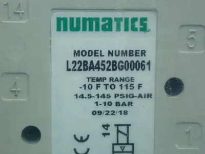 Used NUMATICS L22BA452BG00061 Pumps Ohio US | HGR 24 #799392