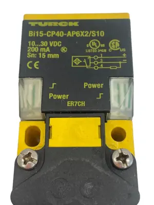 NEW TURCK BI15-CP40-AP6X2/S10 INDUCTIVE SENSOR BI15CP40AP6X2S10