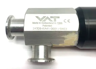 24328-KA41-0001/0463 | VAT  Vacuum Angle Valve w/ Lucifer 131M15 Solenoid Valve - Used