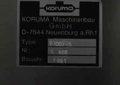 USED KORUMA V100/25