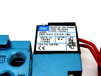 NEW MAC VALVE 45A-NAA-DAAA-1BL SOLENOID VALVE 110/120VAC 50/60HZ 45ANAADAAA1BL