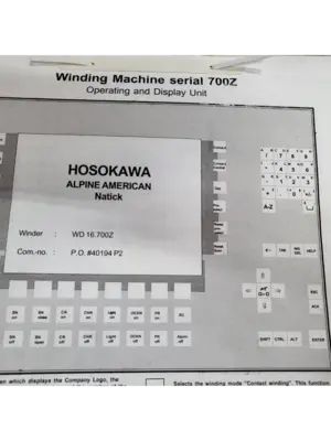 2002 ALPINE WD 16.700 Z Winders, Surface - Two Position | Mark One Machinery (8)