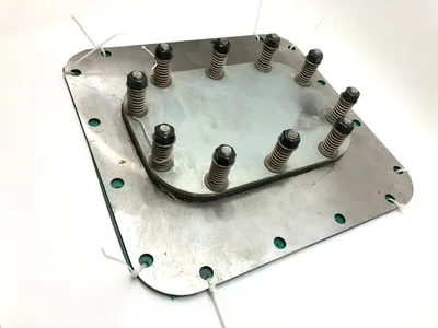 USED DRCO RELIEF VALVE COVER PLATE ASSEMBLY
