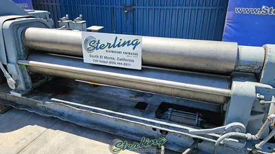 Used WEBB 9L-1208 Plate Bending Rolls including Pinch California US | Sterling Machinery Exchange #1467065