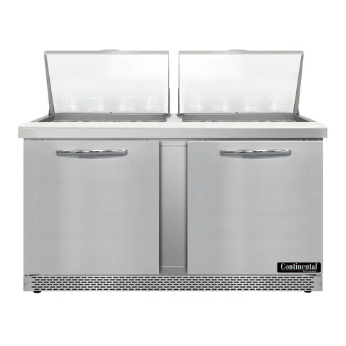Continental D60N24M-FB 60" Designer Line Sandwich/salad Prep Table W/ Refrigerated Base, 115v