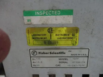 USED FISHER SCIENTIFIC 737F OVEN
