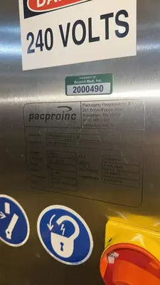 Used PACPRO INC PPI-200 Miscellaneous Printing & Paper Equipment Illinois US | M&M Equipment Corp. #1266861