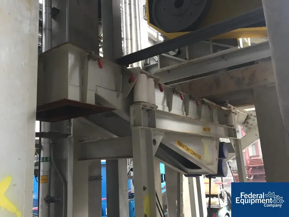 USED Merz 15.75" Merz Vibrating Conveyor, C/S