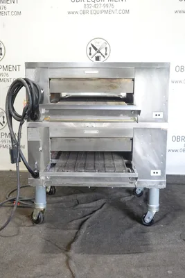 2021 MIDDLEBY MARSHALL CTX ELECTRIC DOUBLE STACKED PIZZA CONVEYOR OVEN MODEL DZ33T